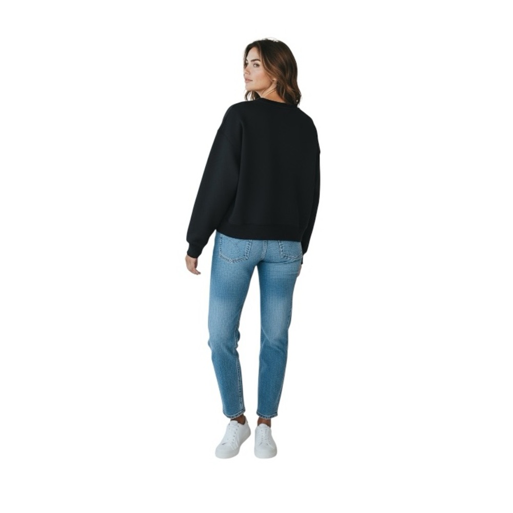 Beatles Long Sleeves Crop Sweatshirt - Picture 8 of 14